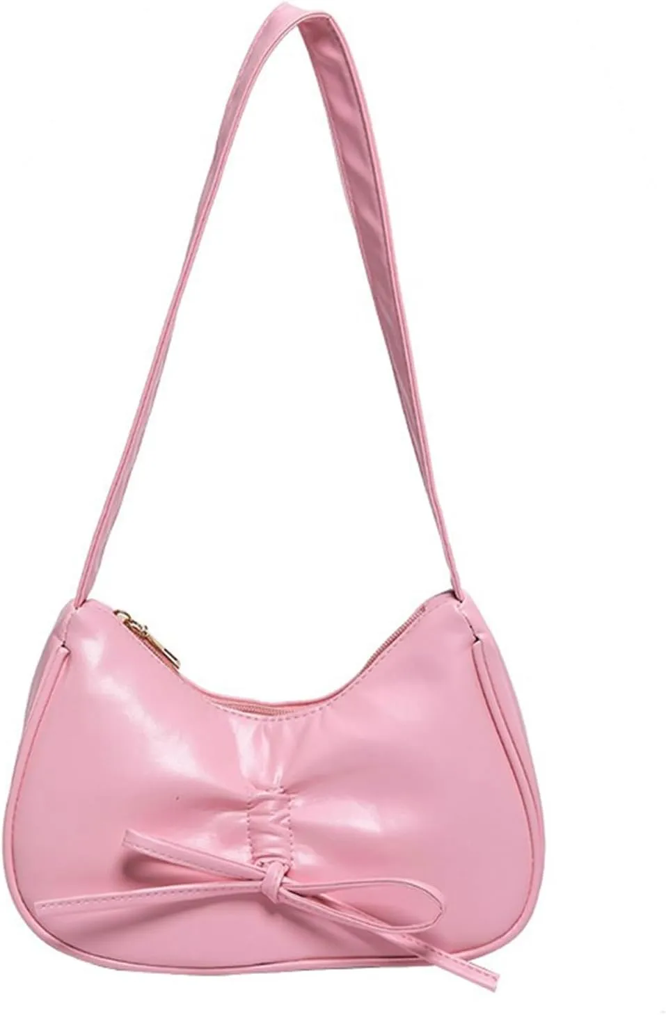 Crescent Shoulder Bags for Women,Small Hobo Tote Handbag,Crescent Bag,Clutch Purse Underarm Bag with Zipper Closure