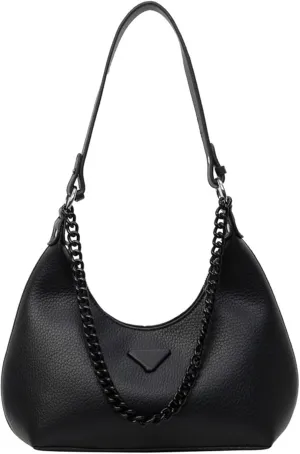 Crescent Shoulder Bags for Women,Small Hobo Tote Handbag,Crescent Bag,Clutch Purse Underarm Bag with Zipper Closure
