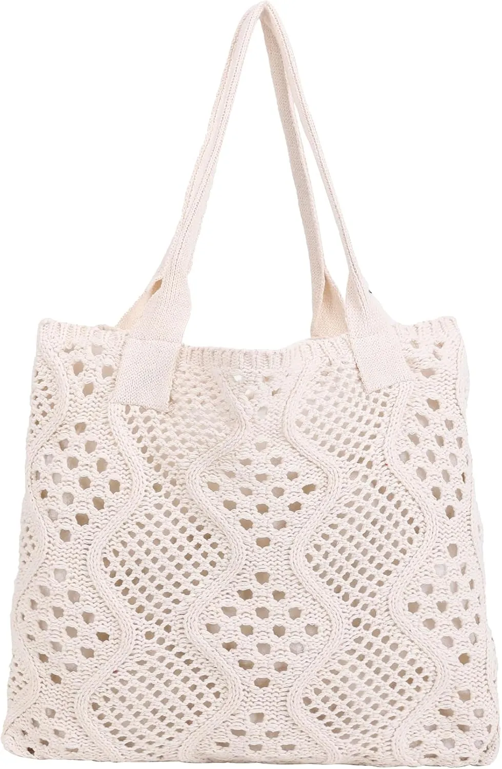 Crochet Bags for Women Summer Beach Tote Bag Large Capacity Shoulder Bag Aesthetic Hobo Bag Knit Bag Hippie Bag