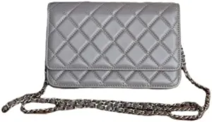 Designer Womens Chain Wallet - Classic Mini Sheepskin Coin Purse, Luxury Leather Clutch with Gift Box, for Daily Use & Gifts