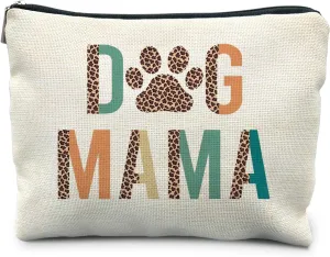 Dog Mama Gifts - Makeup Bag, Dog Mom & Lover Gifts for Women