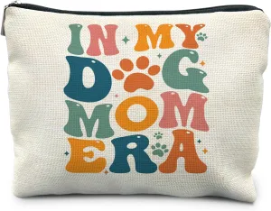 Dog Mom Makeup Bag, in My Dog Mom Era Cosmetic Bag