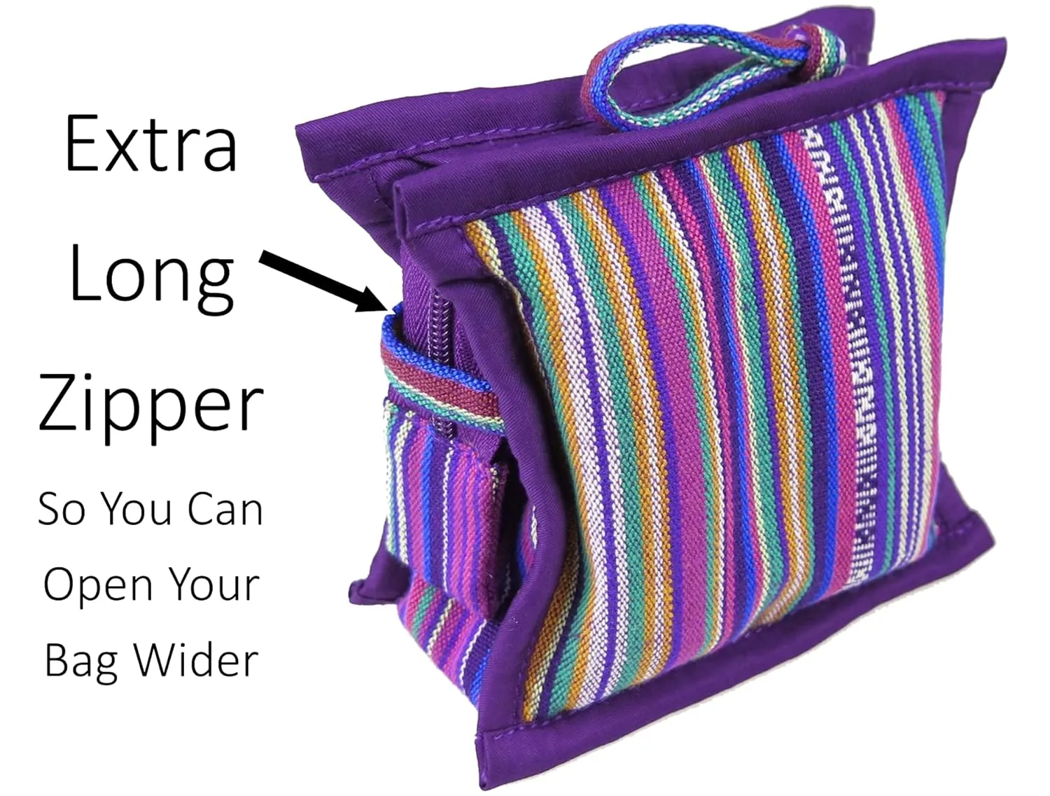 Essential Oil Case for Purse - Purple Plus! - Small Size HOLDS 4-6 Bottles (5ml-15ml, also fits Roller Bottles) - Chic and Compact EO Bags in Multiple Sizes - Perfect size Essential Oil Travel Bag