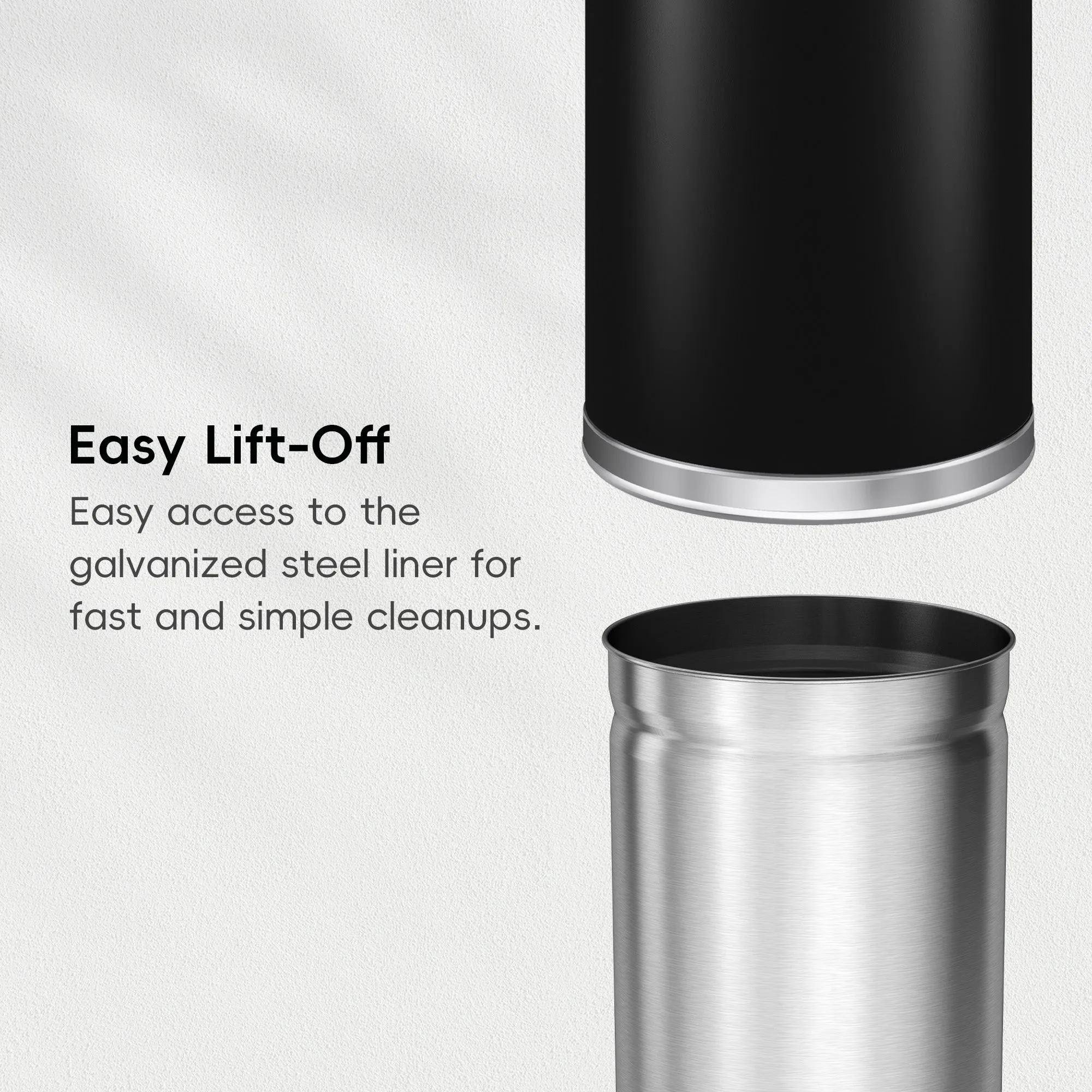 Eternal Round Open Top Can Commercial Grade – 56L / 14.7 Gal