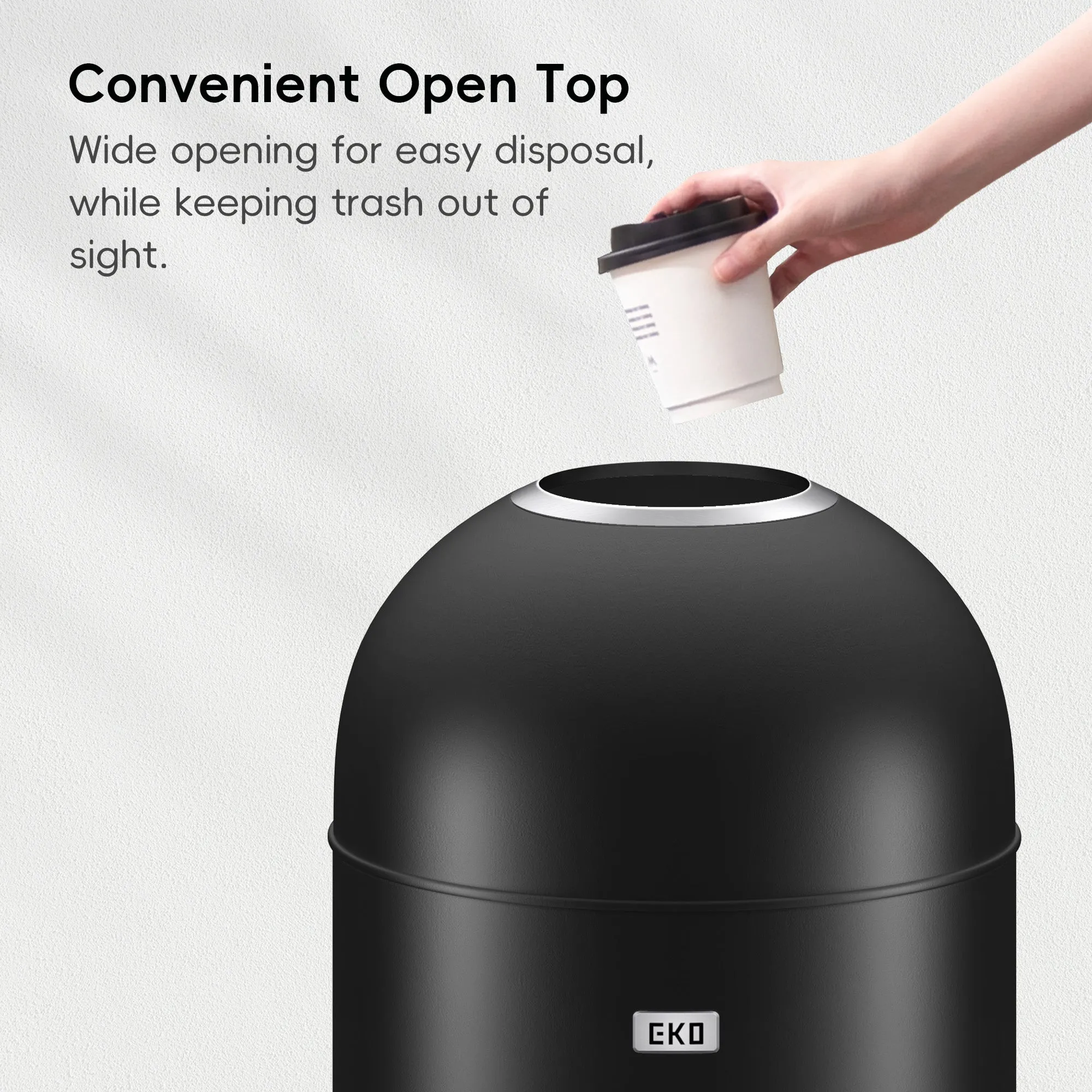 Eternal Round Open Top Can Commercial Grade – 56L / 14.7 Gal