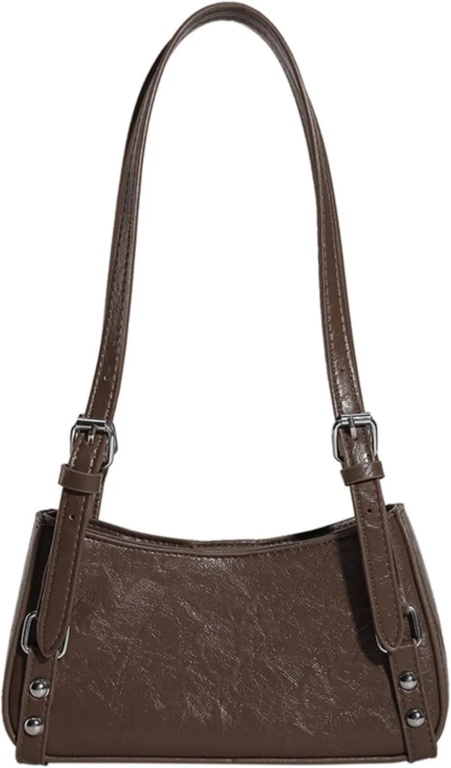 European American Retro Shoulder Crossbody Bag Commuter Versatile Small Square Bag Armpit Bags For Women