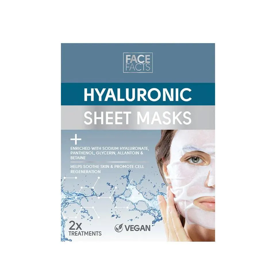 Face Facts Hyaluronic Sheet Mask (x2)
