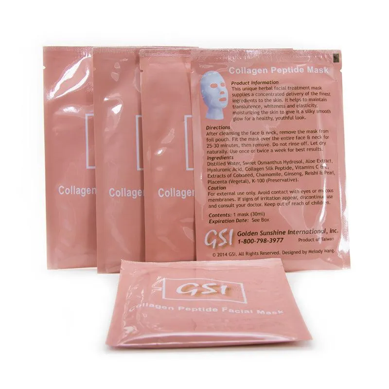 Facial Rejuvenation Collagen Peptide Sheet Masks - Golden Sunshine