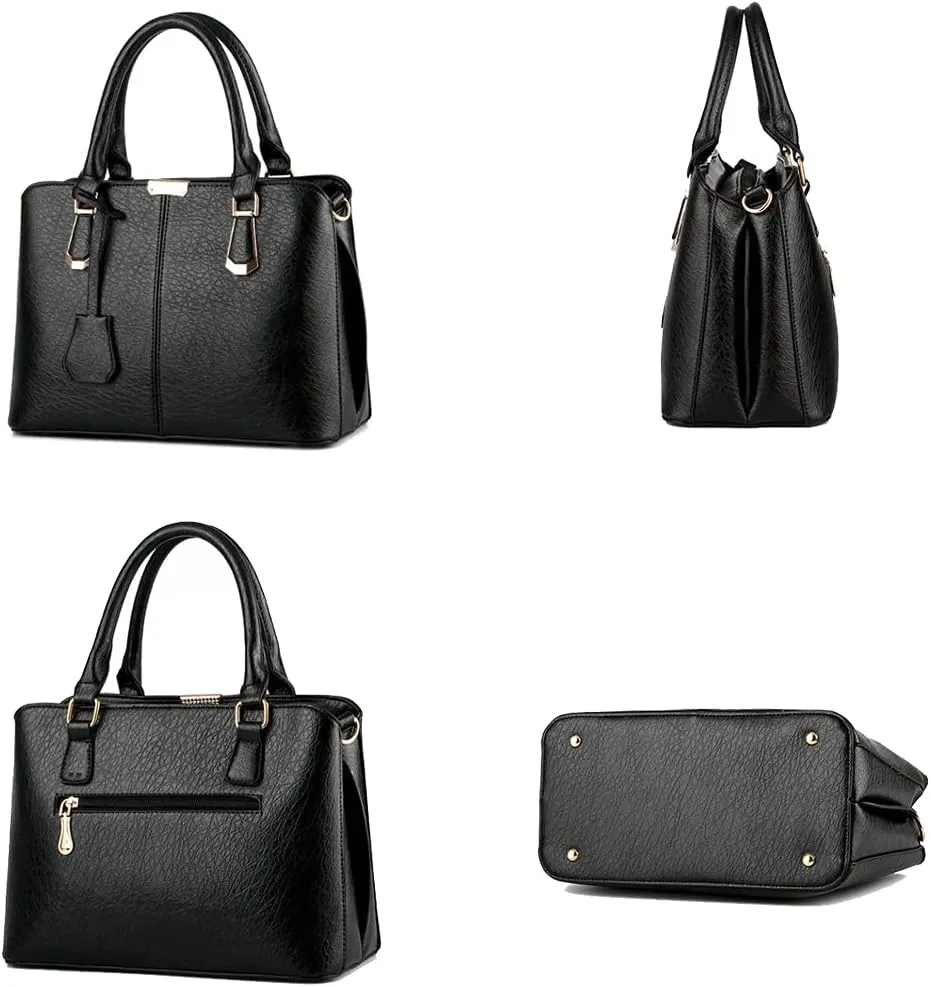 Fashion Tote Handbag Women Shoulder Bag Top Handle Bags PU Leather Classic Crossbody Bag