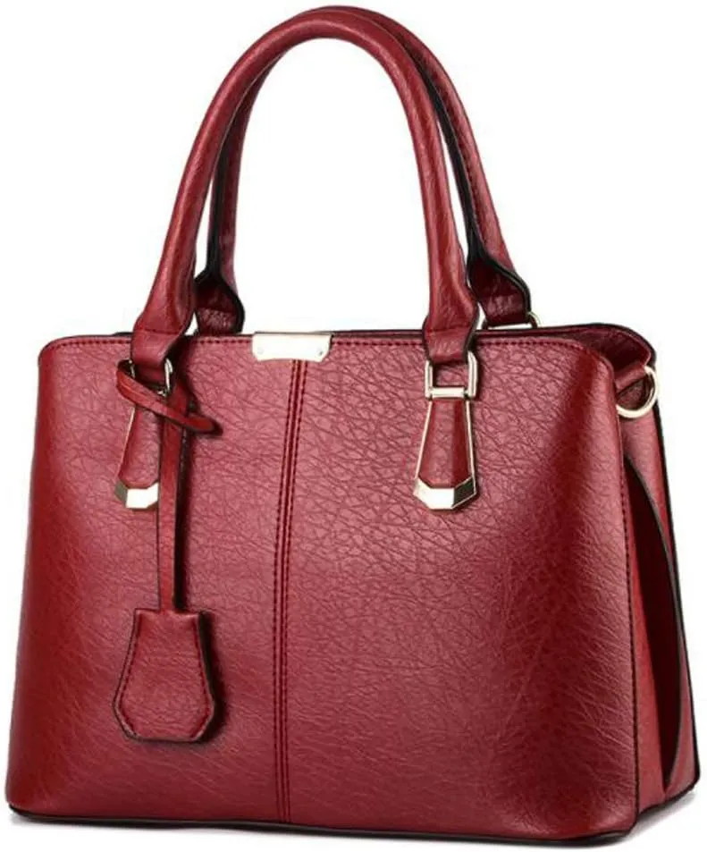 Fashion Tote Handbag Women Shoulder Bag Top Handle Bags PU Leather Classic Crossbody Bag