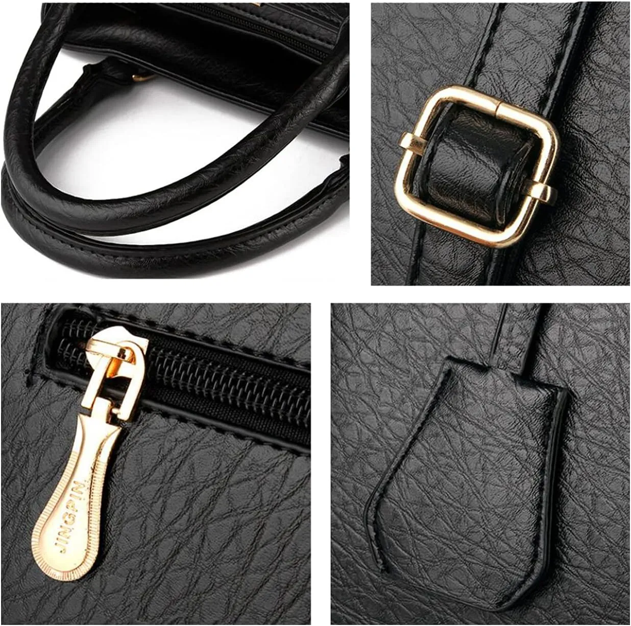 Fashion Tote Handbag Women Shoulder Bag Top Handle Bags PU Leather Classic Crossbody Bag