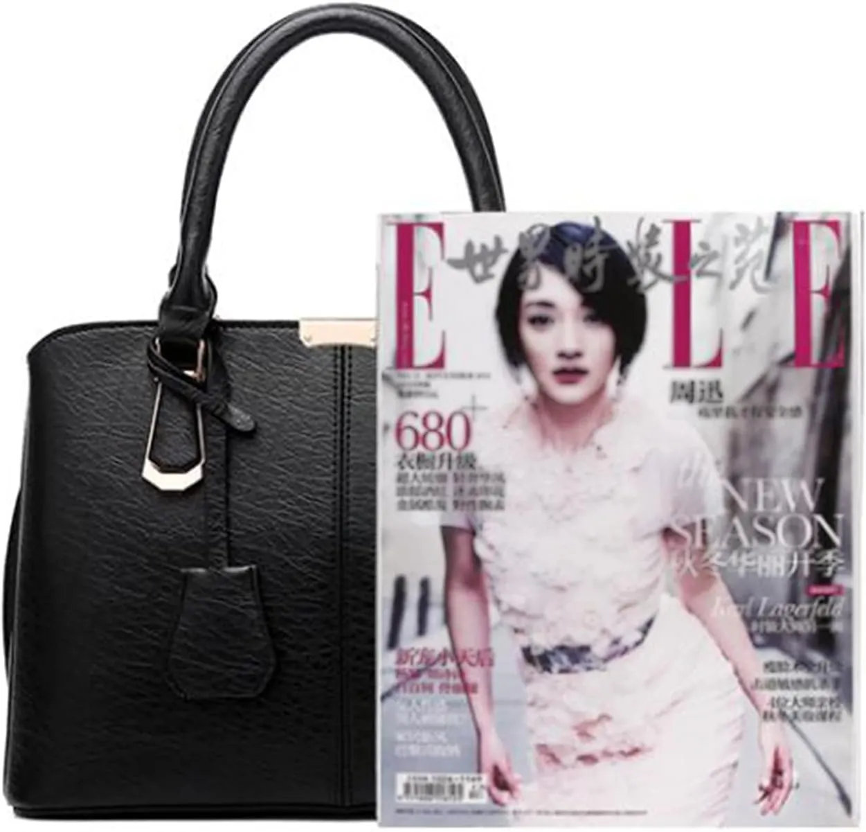 Fashion Tote Handbag Women Shoulder Bag Top Handle Bags PU Leather Classic Crossbody Bag
