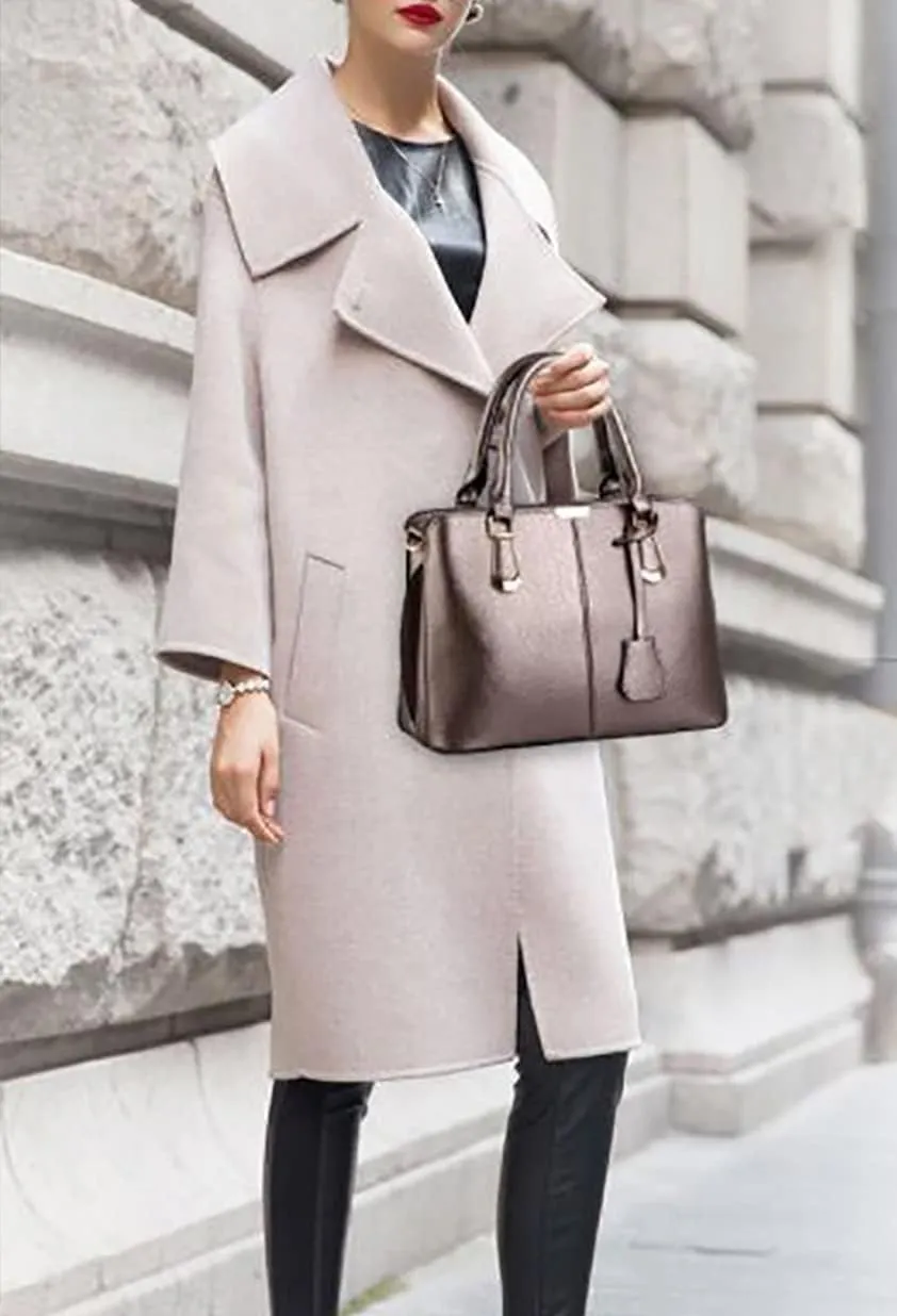 Fashion Tote Handbag Women Shoulder Bag Top Handle Bags PU Leather Classic Crossbody Bag