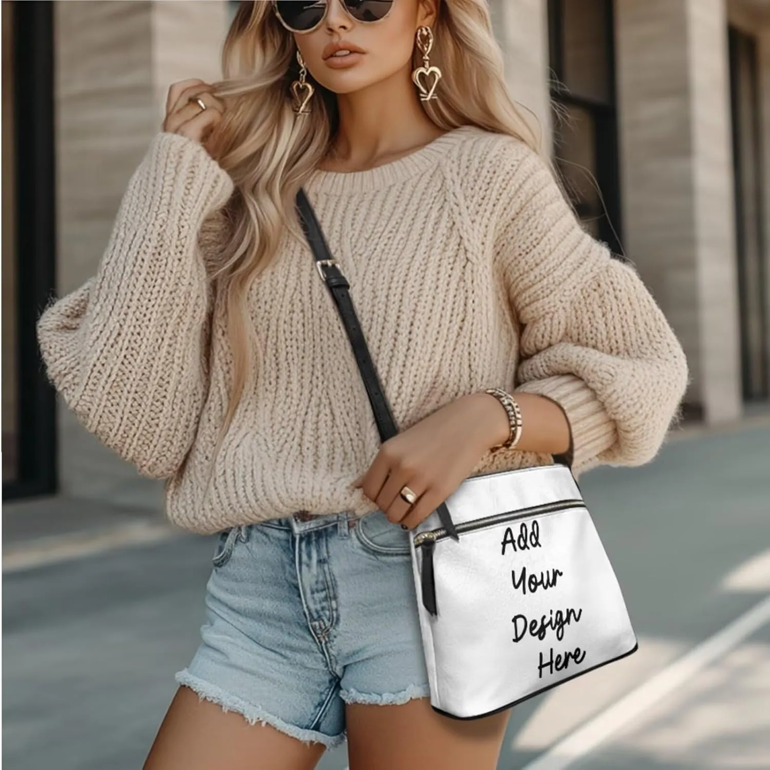 FOR U DESIGNS Leather Crossbody Bags for Women Trendy Shoulder Bags Cross Body Purse and Matching Wallet Set