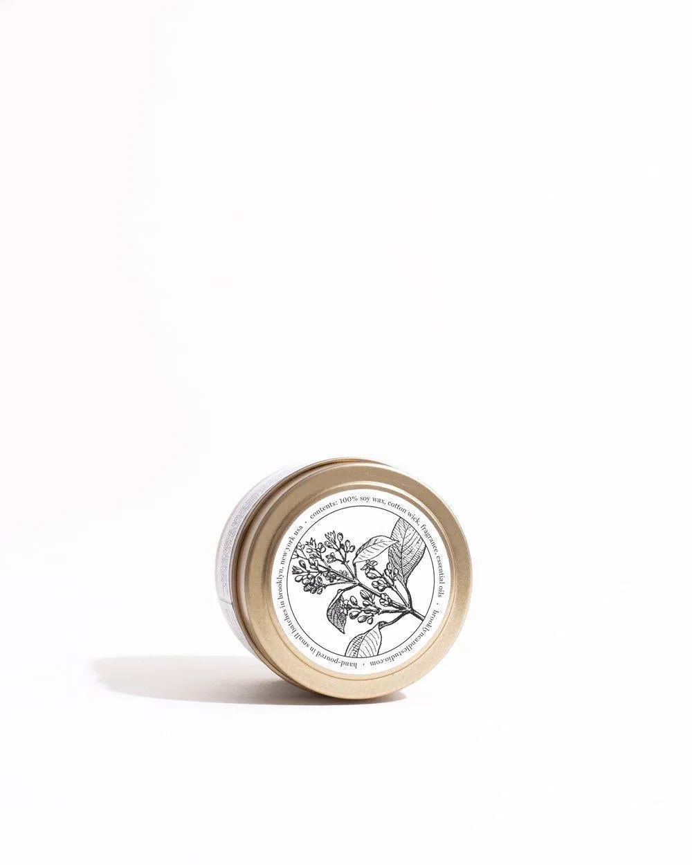 Gold Travel Candle (Santal)