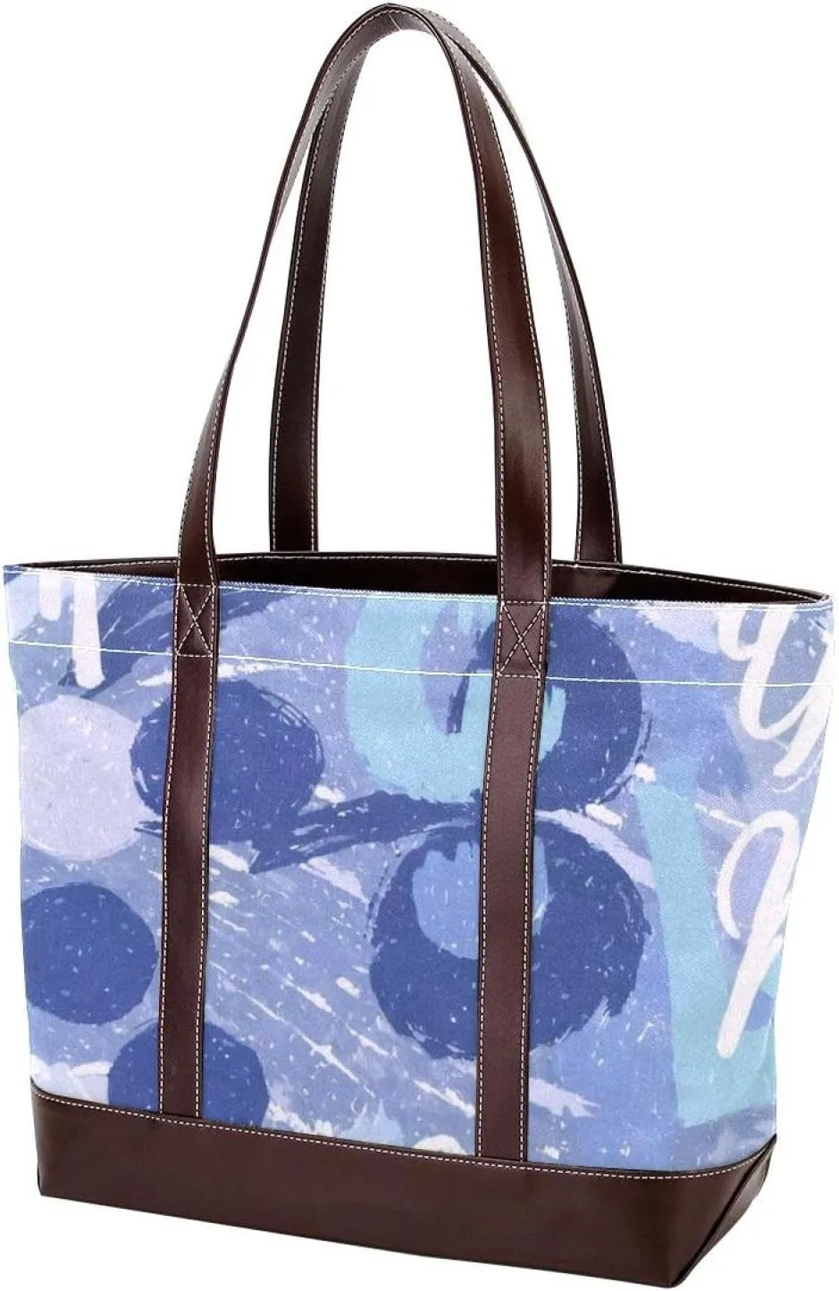 Graffiti Art-208 Tote Bags Durable Leather Canvas Purses and Handbags for Women Top Handle Shoulder Satchel Hobo Bags