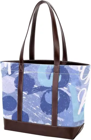 Graffiti Art-208 Tote Bags Durable Leather Canvas Purses and Handbags for Women Top Handle Shoulder Satchel Hobo Bags