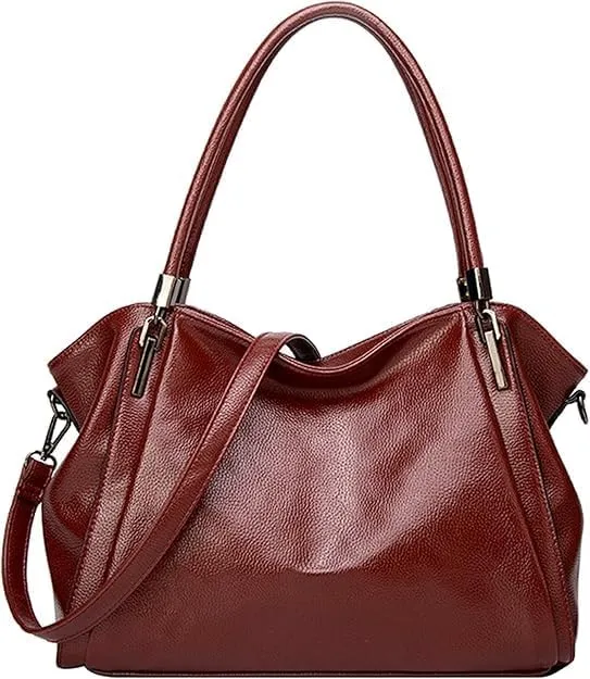 Handbag and Purses for Women, Soft PU Leather Hobo Tote Bags Fashion Large Capacity Underarm Bag