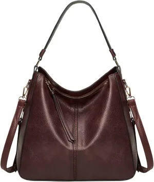 Handbags For Women Hobo Handbags Large Designer Ladies Bag Bucket Purse Faux Leather For Shopping Travel
