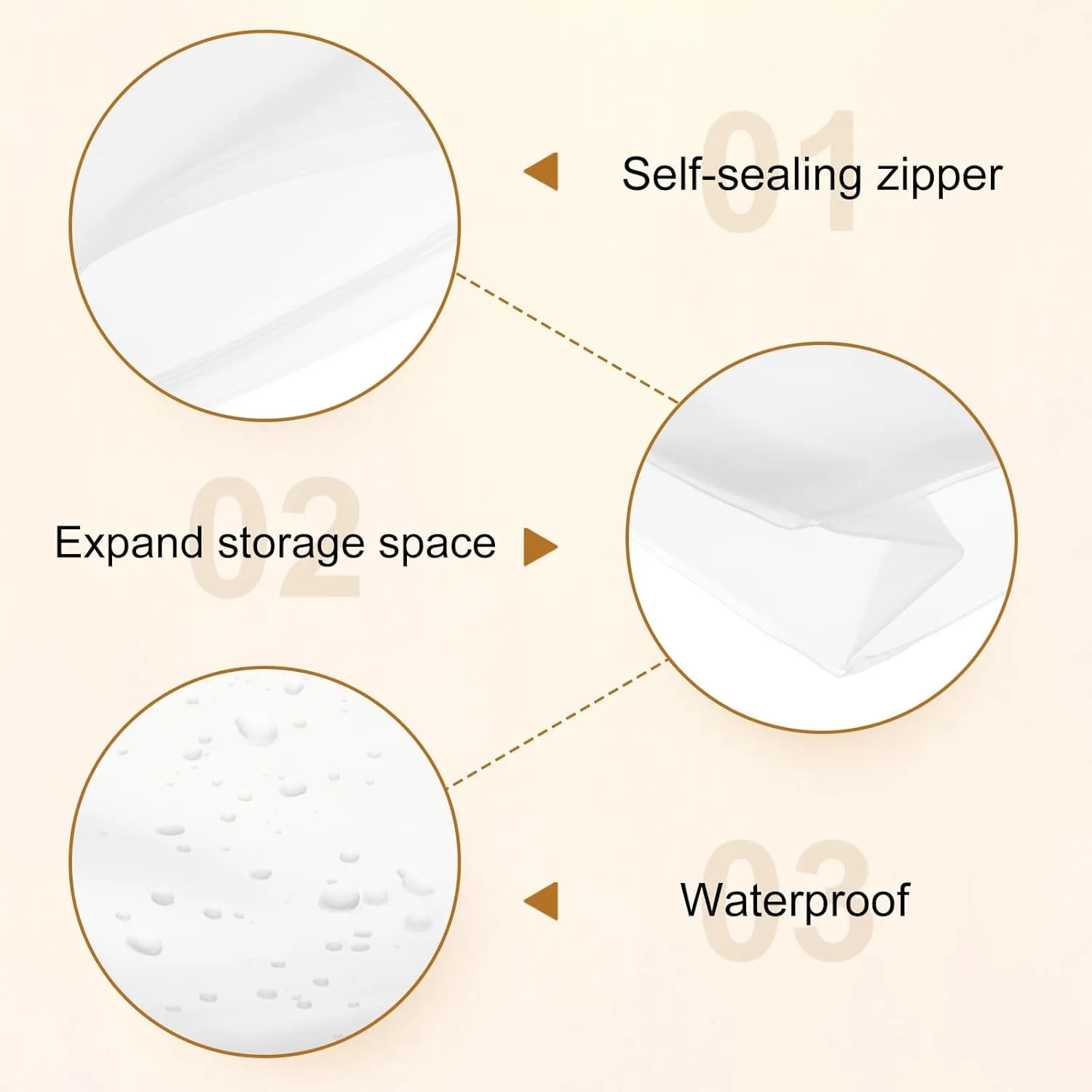 HARFINGTON 6pcs Mini Clear Makeup Bags EVA Waterproof Small Cosmetic Organizer Pouch with Zipper for Travel Carry-on Airport Toiletry Makeup Bags