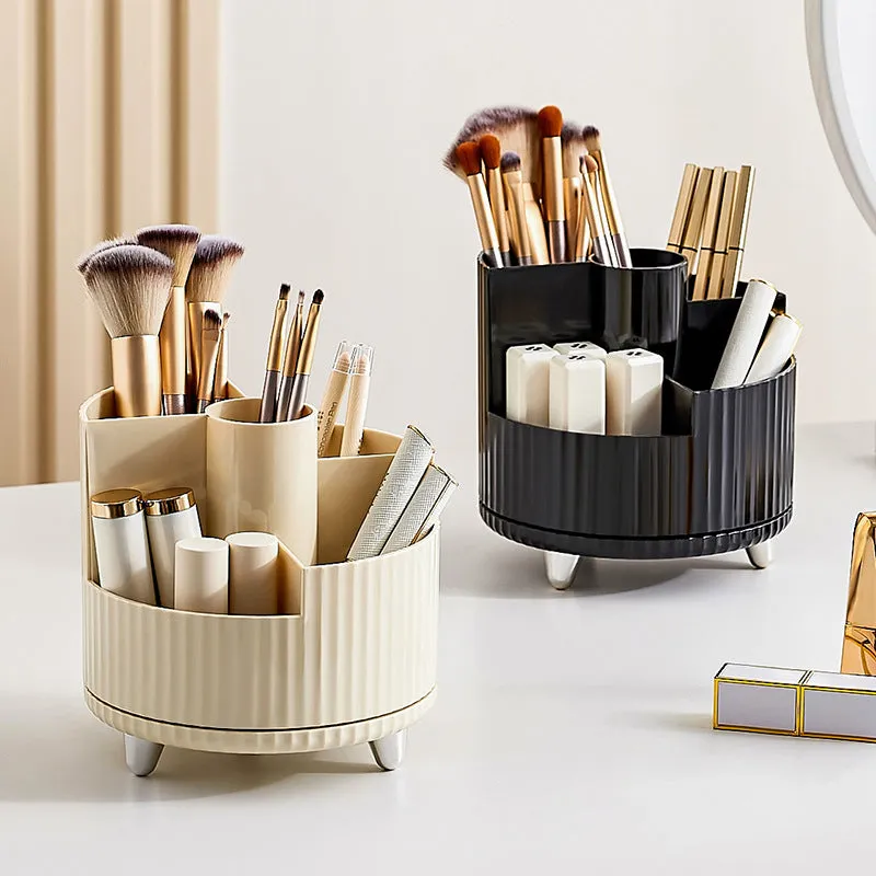 High-Capacity Rotatable Makeup Organizer Box