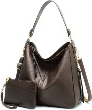 Hobo Bags for Women Handbags Purse Ladies Boho Shoulder Bag Crossbody Purses PU Leather