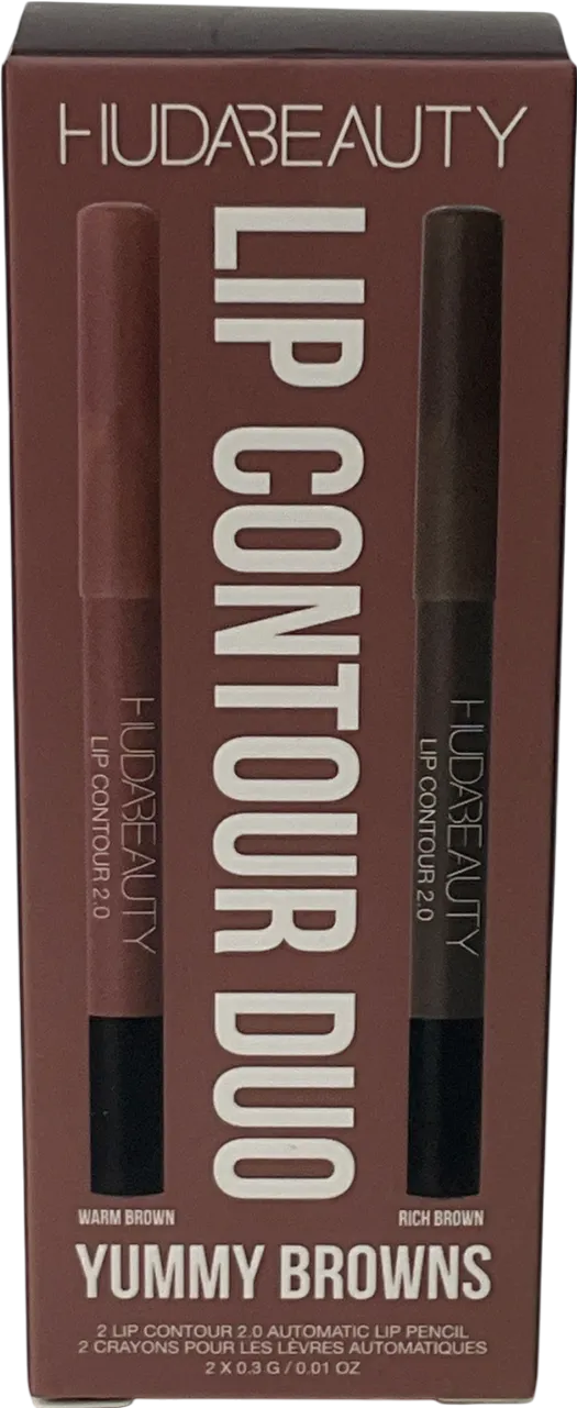 Huda Beauty Lip Contour Duo Yummy Brown 3g