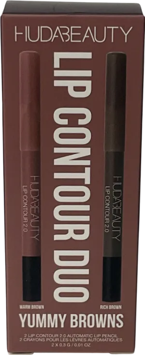 Huda Beauty Lip Contour Duo Yummy Brown 3g