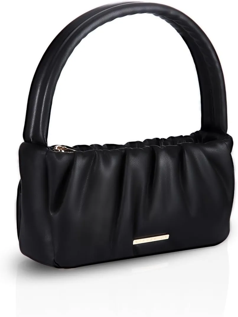HUYAOPT Leather Hand Bags, Shoulder Purse for Women Trendy, Clutch Purses Handbags for Women Mama, Phone Wallet for Everyday