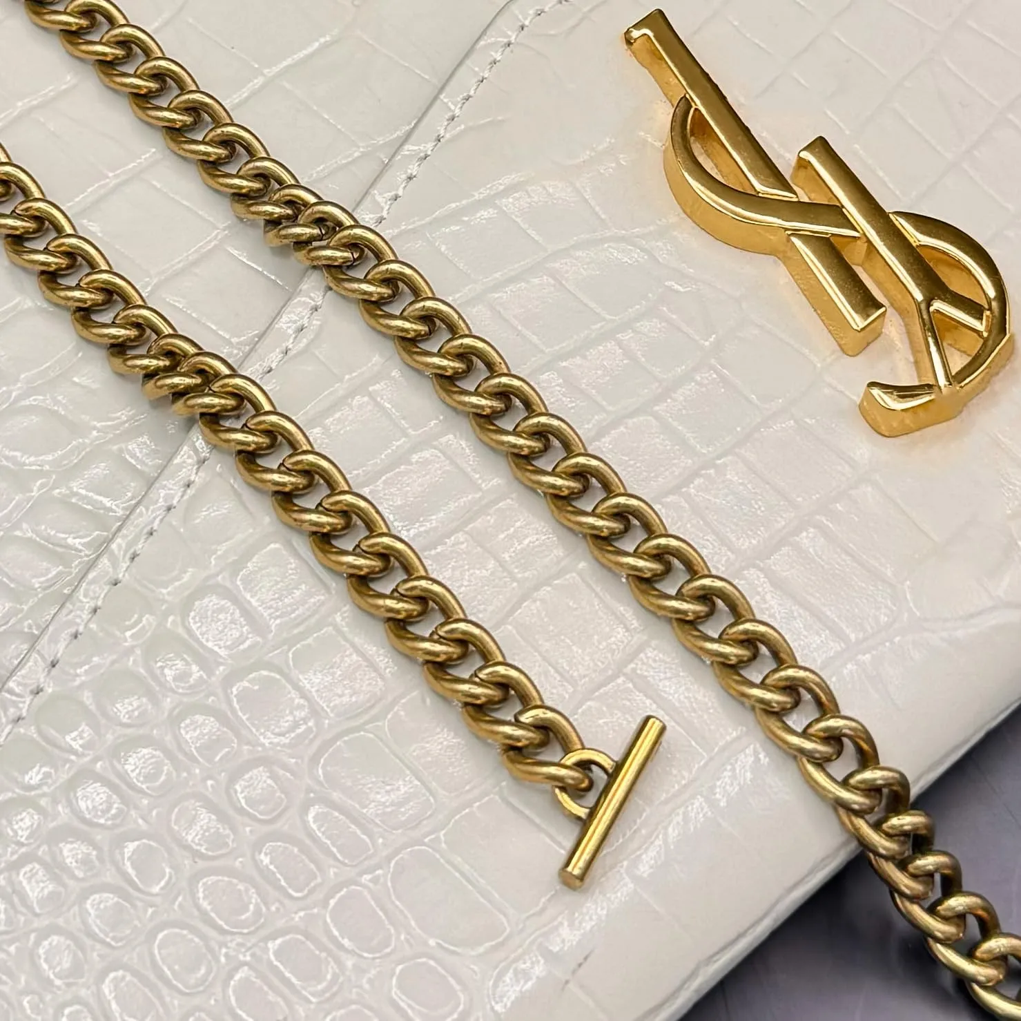 Insert with Chain for Uptown Clutch Conversion Kit with Gold Chain, Wristlet Insert with Strap, Wallet on Chain WOC Uptown Pouch Insert (Black, 120cm (47" inches) Matte Gold Chain)