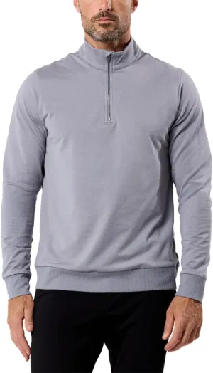 INTO THE AM Endeavor Quarter Zip Pullover Men S-4XL Mens 1/4 Zip Golf Sweater Jacket