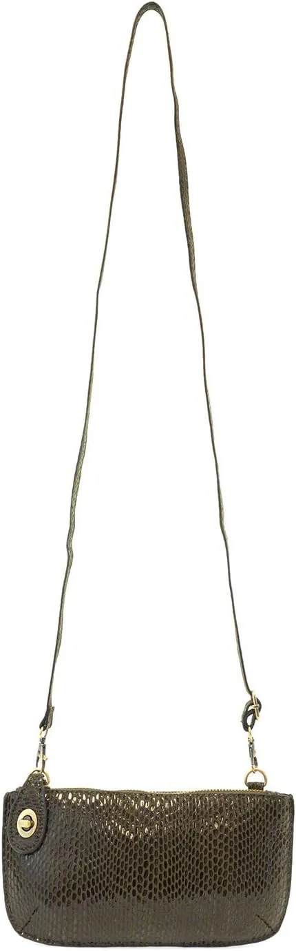 Joy Susan Womens Crossbody Wristlet: Python Clutch