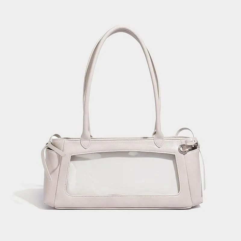 Kawaii Lolita Ita Shoulder Bag Cute Baguette Shoulder Handbag Trendy Purse Aesthetic Streetwear Coquette Sling Purse