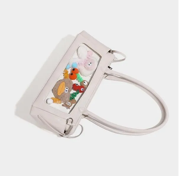 Kawaii Lolita Ita Shoulder Bag Cute Baguette Shoulder Handbag Trendy Purse Aesthetic Streetwear Coquette Sling Purse