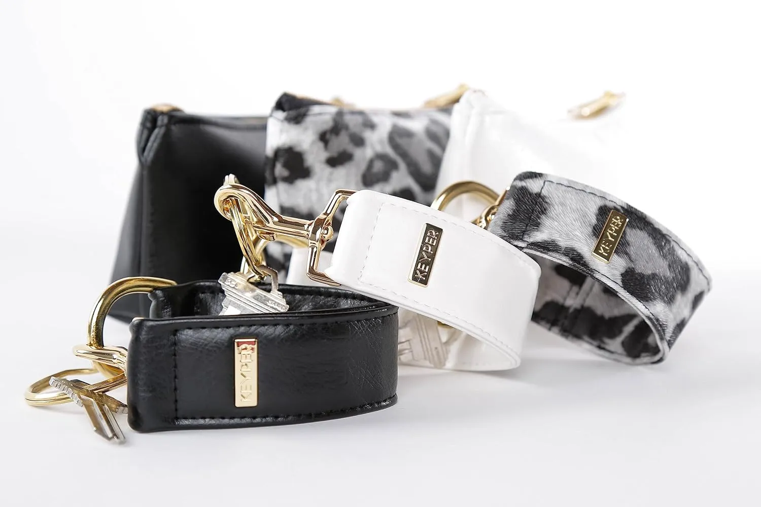 KEYPER Key Ring Wristlet - Useful Keychain Bracelet Wrist Lanyard for Keys Key Chain Holder Car Keys Keychain Wristlet Strap