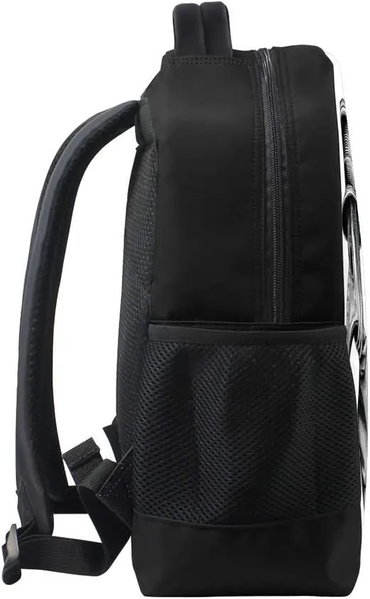 Kuizee Classic Backpack Schoolbag Adjustable Padded Shoulder Straps Daypack Beak Doctor Hand Drawn Vintage Sketch Casual Bags Durable College Daily 16Inch