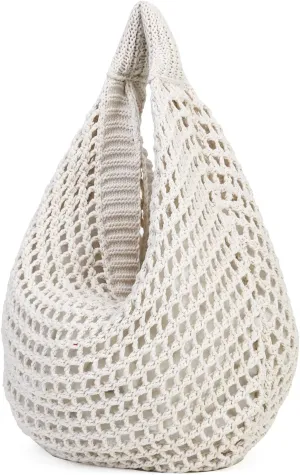 Large Beach Bags for Women Summer Beach Tote Bag Aesthetic Tote Bag Hippie Bag Knit Bag