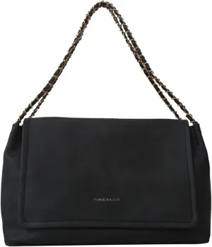 Large Chain Bag Tote Bag for Women PU Leather Shoulder Bags Hobo Bags Purse and Handbags with Chain Strap (D)