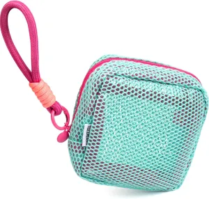 LETGO Mesh Makeup Bag Mesh Cosmetic Bag Travel Toiletry Bag Pouch with Zipper Mini Cute Makeup Cosmetic Travel Toiletry Purse Bag for Travel Accessories (Green)