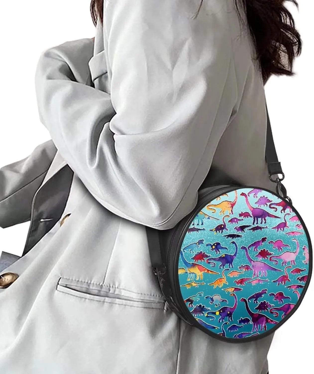 Lightweight Crossbody Bags Purses Leather Shoulder Bag for Women Handbags Clutch Zipper Backpack