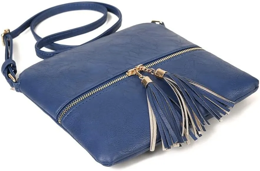 Lightweight Dome Shoulder Retro Leather Satchel Wallet for Work Travel Crossbody for Women