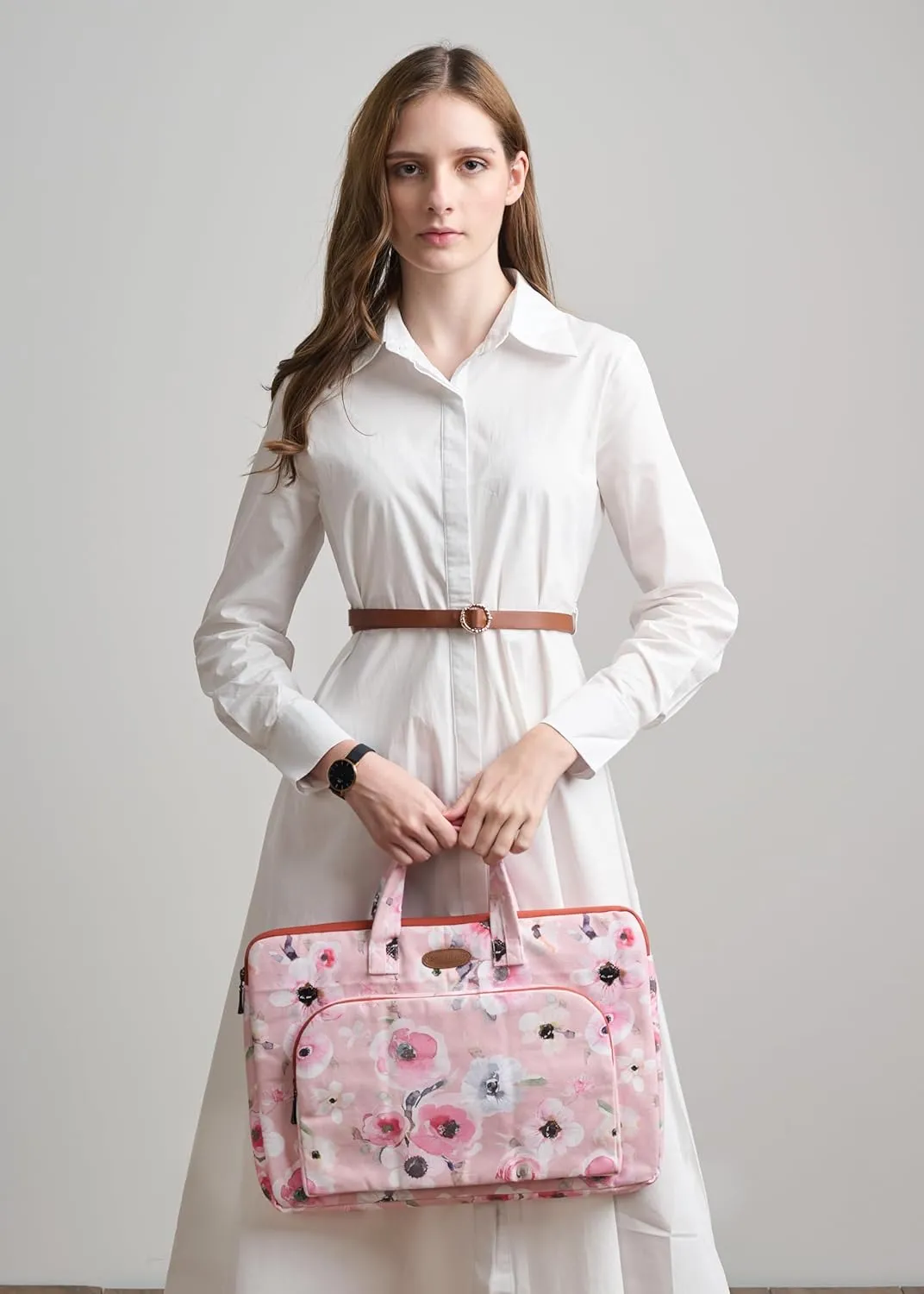 Maison d'Hermine Laptop bag with front pocket Stain and water repellent Cotton canvas