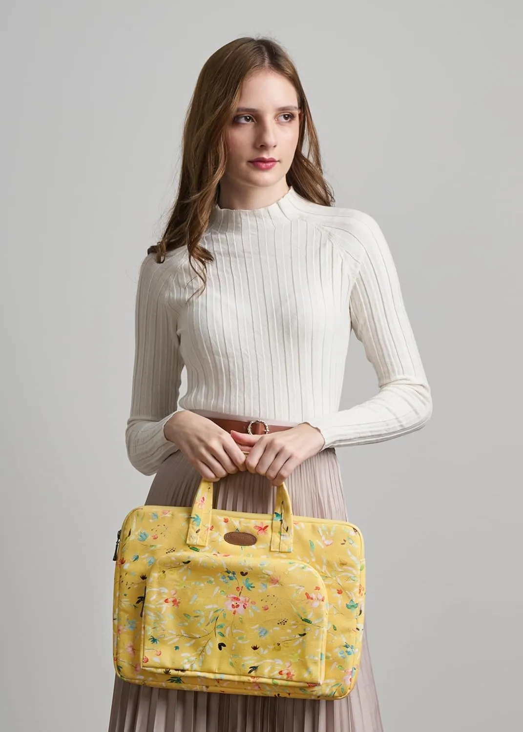 Maison d'Hermine Laptop bag with front pocket Stain and water repellent Cotton canvas