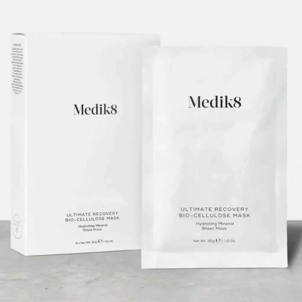 Medik8 Ultimate Recovery Bio-Cellulose Mask 6 x single use masks