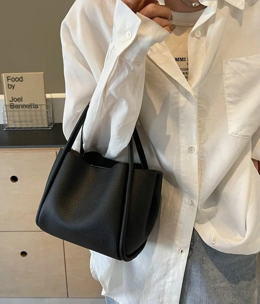 Medium Bucket Bags for Women Casual Crossbody Bags Trendy Tote Bag Vegetable Basket Shoulder Bag, Adjustable Strap