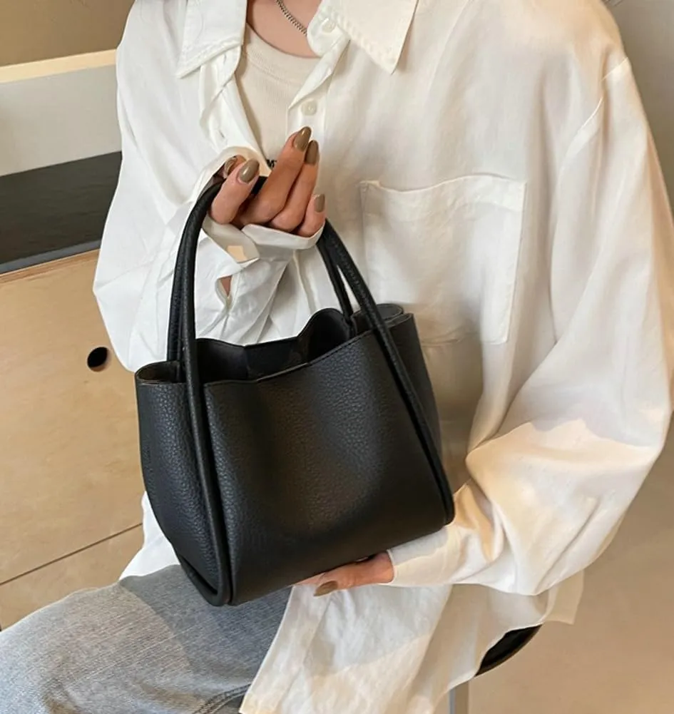 Medium Bucket Bags for Women Casual Crossbody Bags Trendy Tote Bag Vegetable Basket Shoulder Bag, Adjustable Strap