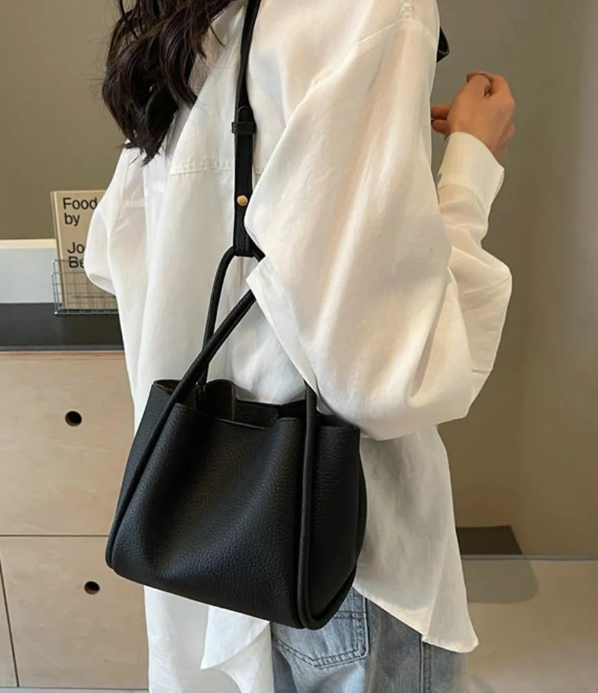 Medium Bucket Bags for Women Casual Crossbody Bags Trendy Tote Bag Vegetable Basket Shoulder Bag, Adjustable Strap