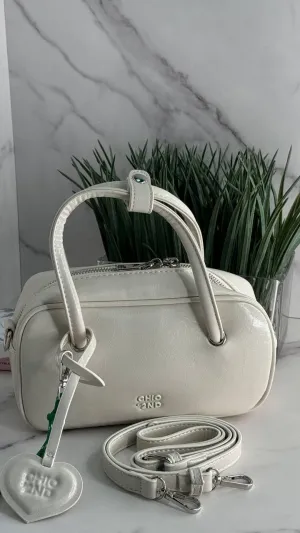 Mini Bags Made of Vegan Leather (White)