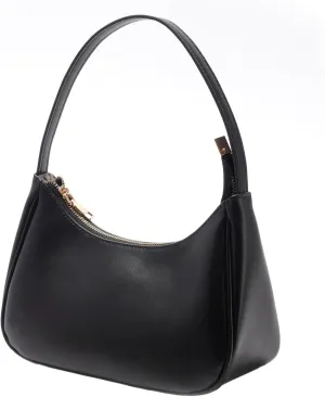 Mini Shoulder Bag,Retro Classic Hobo Bags for Women,Black Shoulder Purse with Zipper Closure