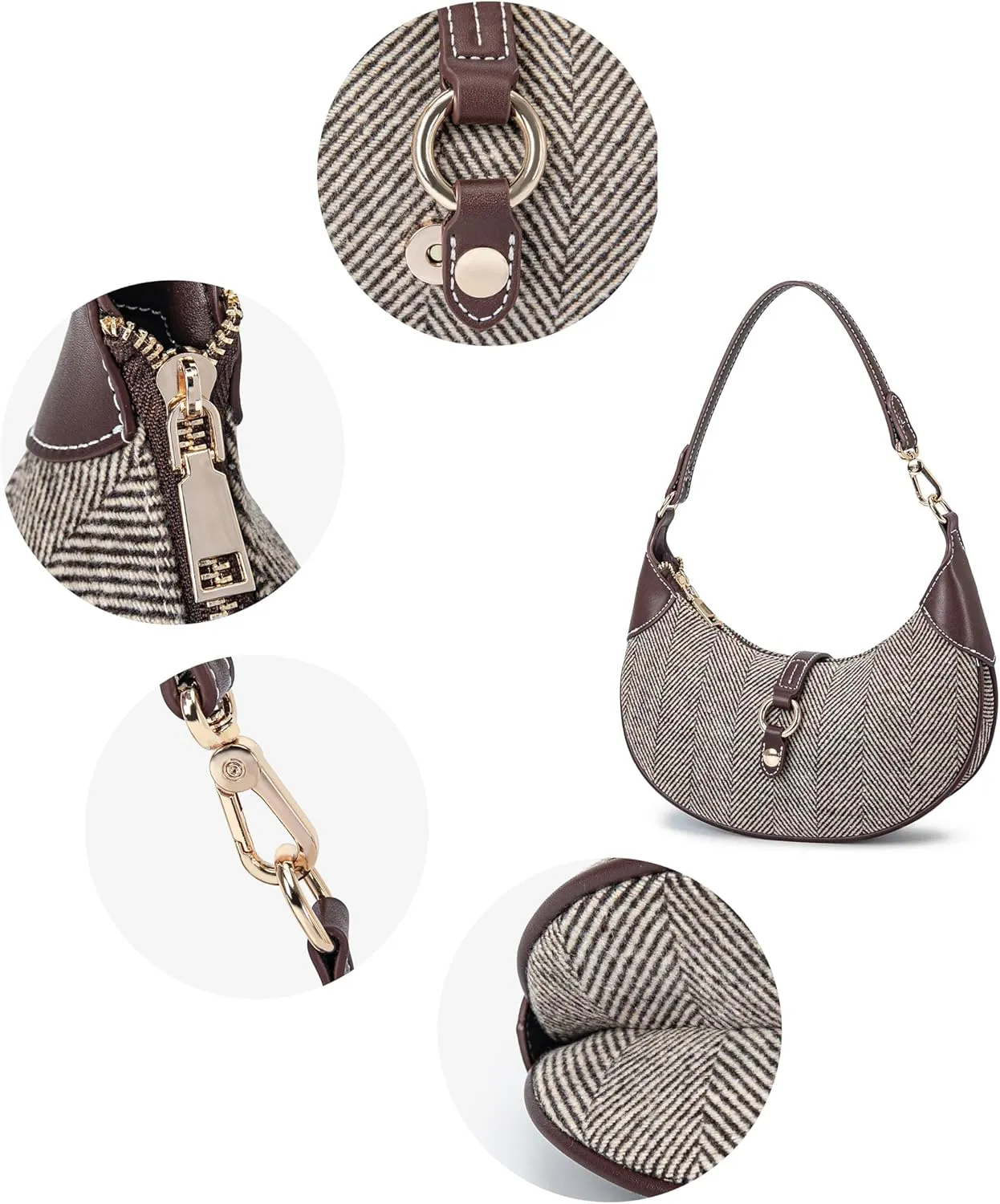 MKF Collection Shoulder Bag for Women, Weave Vegan Leather Hobo Bag Top Handle Handbag Purse by Mia K